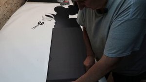 Вывеска с использованием букв из пенополистирола. Дешево - красиво.