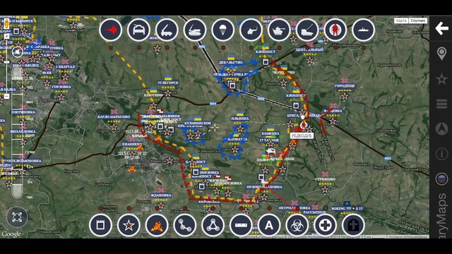 Карта с видео обзором