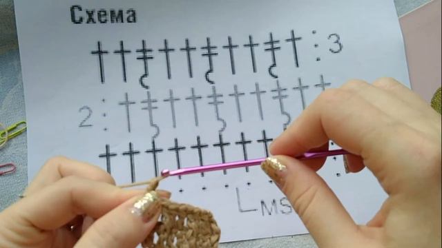 🌟Рельефный узор крючком 🌟#узорыкрючком #вязаниекрючком смотреть онлайн