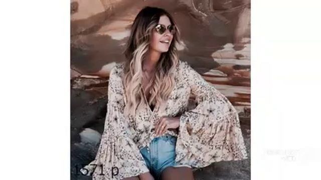 Лёгкий летний комплект - топ с длинным рукавом, жилет, мини-юбка, макси-юбка смотреть онлайн