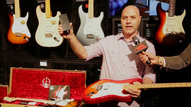 Guitar Center New from NAMM - Fender Deluxe Strat HSS Plus Top with iOS Connectivity смотреть онлайн