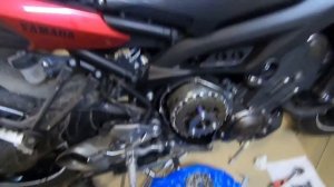 Yamaha MT-09 Tracer 2015 Slipper clutch, Замена стокового на проскальзывающее. Часть 2