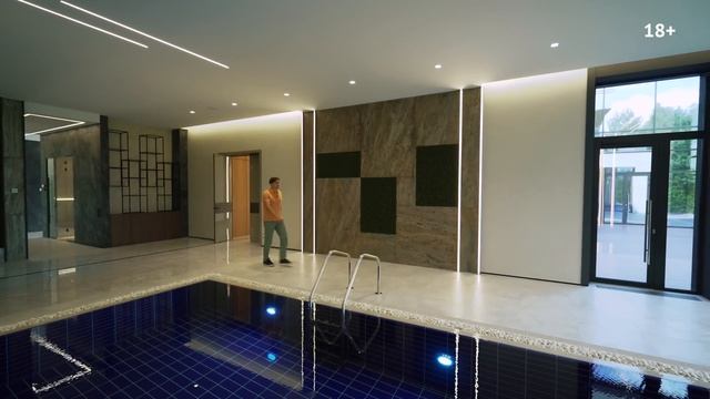 Обзор современного дома 1000 м2 за 360,000,000 рублей с бассейном и вторым светом смотреть онлайн