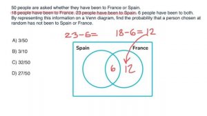 Venn diagram (problem solution)