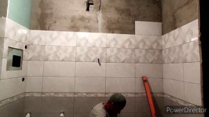 Ванная Комната//Укладка кафельной плитки Ванный все подробности на видео//