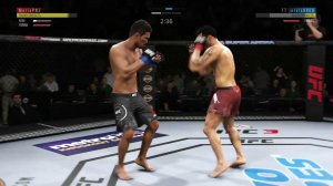 Изи бой в UFC 3 на Xbox One S.