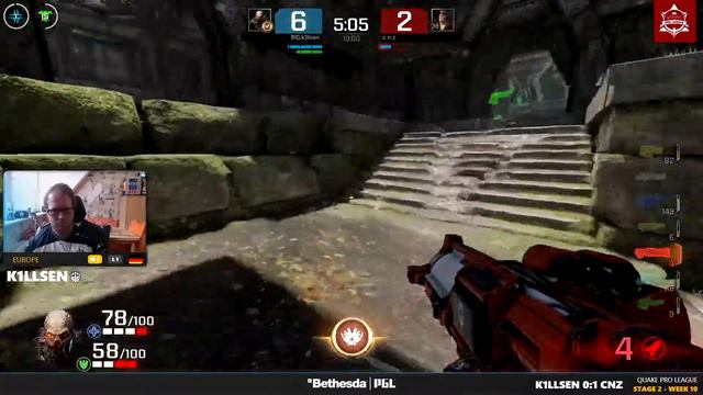 [big] K1llsen vs Cnz | Stage 2 | Week 10 | Quake Pro League | RuCast смотреть онлайн