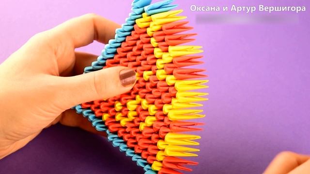 Как сделать LOVE IS сердце из бумаги ✿ Модульное оригами смотреть онлайн