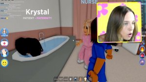 Delivering 100 BABIES In Maple Hospital.. (Roblox)