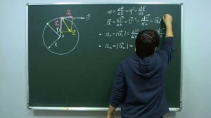 Олимпиадная физика, кинематика: решение задачи на движение по окружности с ускорением | 9–11 класс
