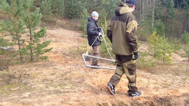 Металлодетектор глубинник. Тестовые испытания по известной цели.