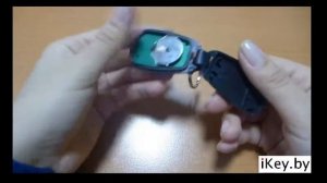 Замена батарейки в брелке ХУНДАЙ Санта Фе, Elantra, Терракан, Траджет, Матрикс Change the battery