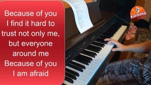 как петь | ноты | Kelly Сlarkson | Because of you | разбор и караоке