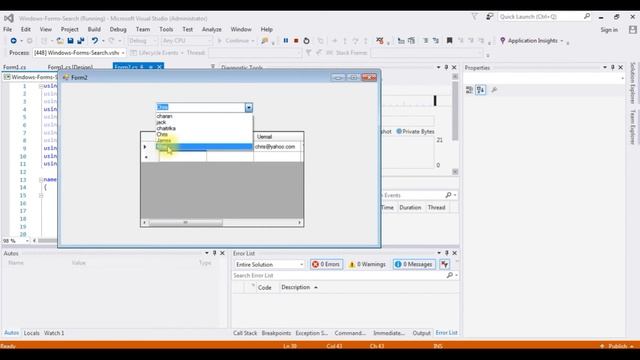 Make Create A Autocomplete Combobox Dropdown Windows Forms смотреть онлайн