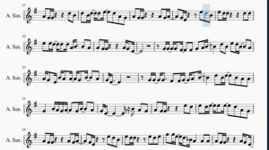 Alto Sax Sheet Music: How to play Just The Two of Us by Grover Washington Jr ft Bill Withers