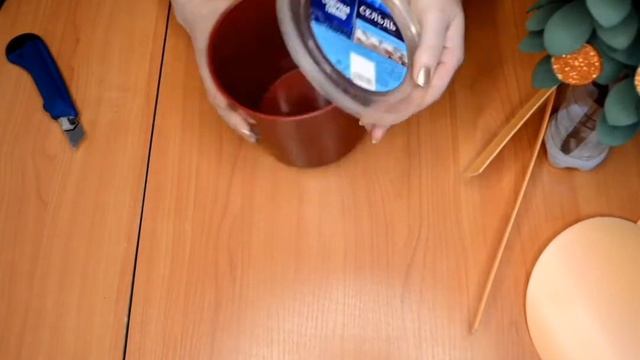 Светильник "Денежное дерево (толстянка) своими руками