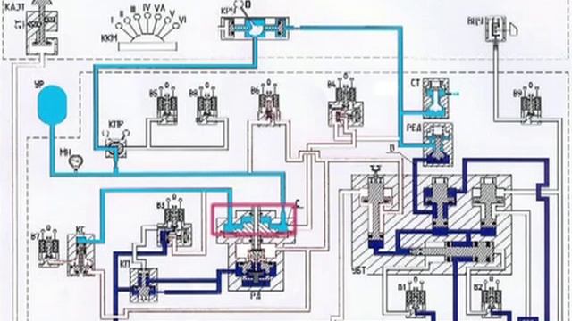 Пневматическая схема 2эс6