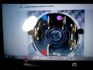 Принципиальная схема подключения задней ПТФ ПФ-3 на Москвич 412, ИЖ 412