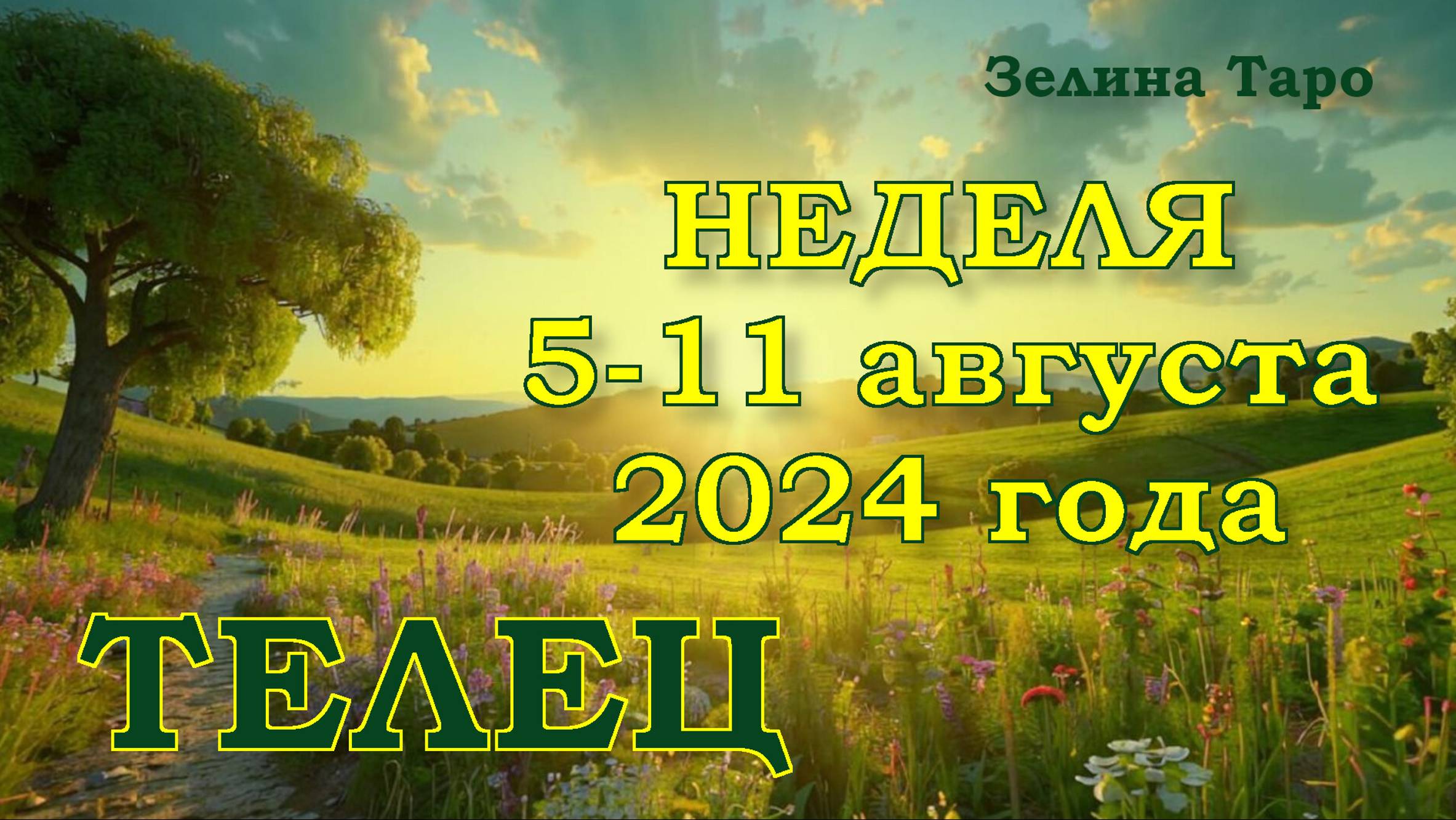 ТЕЛЕЦ | ТАРО прогноз на неделю с 5 по 11 августа 2024 года