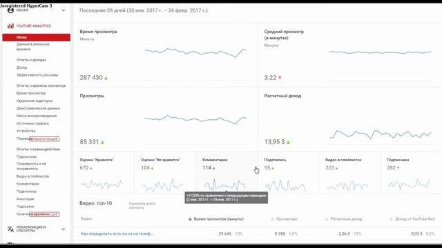 Сколько зарабатывает видеоблогер с 2000 подписчиков!