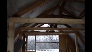 Строительство мансарды своими руками видео