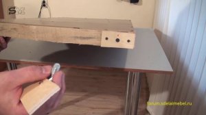 #11 Диван своими руками: сверление отверстий для крепления задней спинки