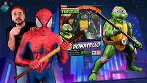 РАСПАКОВКА ФИГУРКИ ЧЕРЕПАШКИ-НИНДЗЯ ОТ S.H.FIGUARTS! ЧЕЛОВЕК-ПАУК И ДОНАТЕЛЛО НА ТОП РОБ!