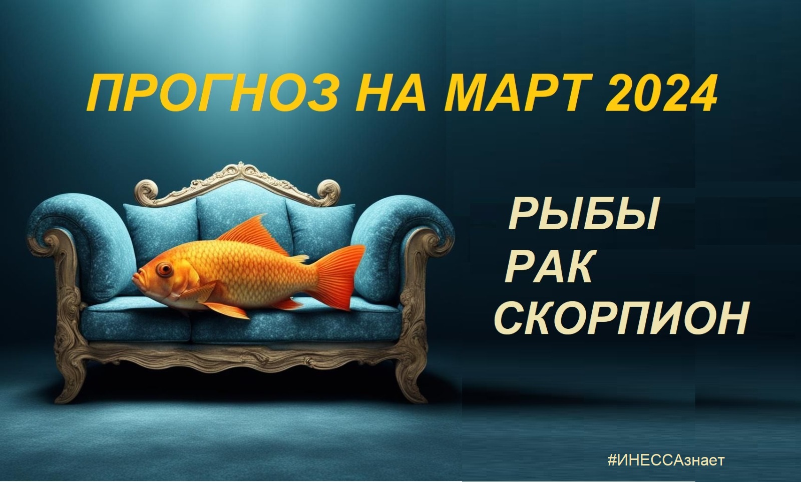 ♓ #РЫБЫ ♋ #РАК ♏ #СКОРПИОН - ГОРОСКОП✨ НА МАРТ 2024 ГОД от #Инессазнает