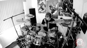 Metallica Whiplash Drums Only Cover - Drum Cam DAN