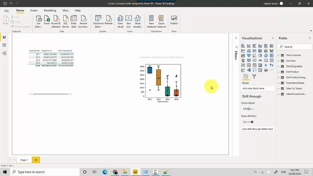 Python visualizations in Power BI Service
