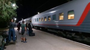 ВЛ10-1823 прибытие поезда №174 Евпатория-Москва на станцию Саки