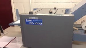 Elmstok - Pre-used Duplo DF-1000 A3 & A4 Automatic Suction-Fed Folder