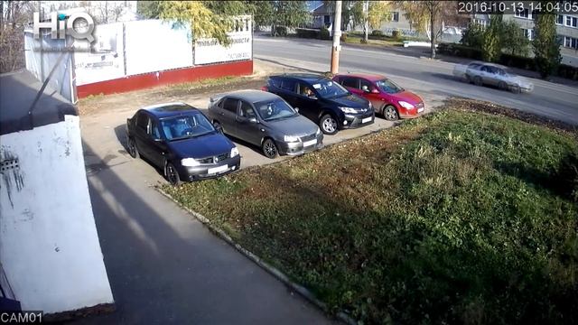 Уличная AHD видеокамера HiQ 2 mpx, серия Standart, день смотреть онлайн