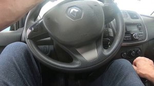Управление автомобилем Рено Сандеро Степвей 2 по пересечённой местности. (От первого лица)