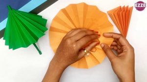 How To Make a Paper Umbrella That Open And Close // Origami Umbrella // mini paper Umbrella