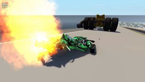 Beamng drive - Giants Machines Crushes Cars #4