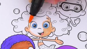 Coloring Bubble Guppies All Characters Coloring Page Prismacolor Markers | KiMMi THE CLOWN