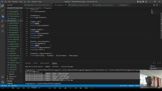 Python Logging Part 3: Storing Logging Configurations