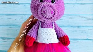 Амигуруми: схема Хрюша. Игрушки вязаные крючком - Free crochet patterns.