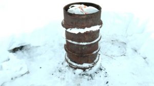 Простая и безопасная печка для сжигания мусора из..........старых камазовских колесных дисков.