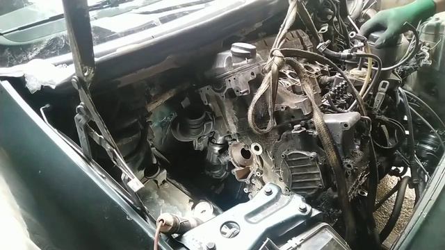 Переделка дизеля на бензин Мерседес Вито двигатель ОМ 601 (часть первая) смотреть онлайн