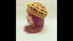 Урок вязания.Летний ажурный детский берет крючком