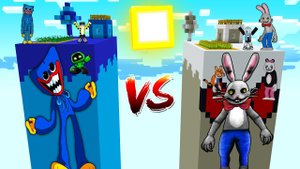 ЧАНК ХАГГИ ВАГГИ против ЧАНКА КРОЛИКА МИСТЕРА ХОПСА в майнкрафт ! HUGGY POPPY PLAYTIME MINECRAFT SCP