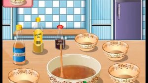 Мультик. Прохождение игры. Кухня Сары. Тайский Говяжий Салат. Подборка. Готовка. Игры мультики.