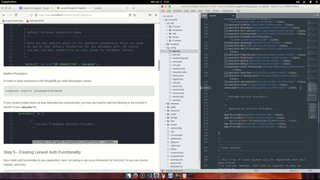 Laravel 8 and Mongodb Connection on Ubuntu 20.04 смотреть онлайн