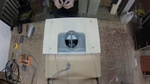 Монтаж кухонной телескопической вытяжки в секцию