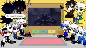 Undertale AUs reacts to Nightmare Sans vs Bendy