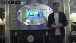 Зеркальный телевизор Burg Glass.Будущее телевизора. Первый в мире овальный телевизор!