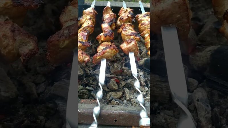 Деревенский завтрак #шашлык