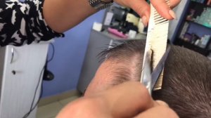 Стрижка мужской челки. Видеоуроки